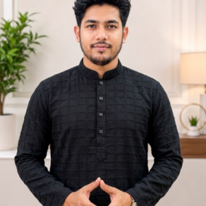 চাইনিজ পপকর্ন কালো পাঞ্জাবি
